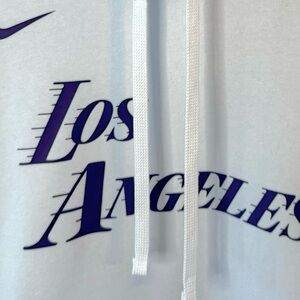 Nike NBA Los Angelas Lakers Club Fleece Hoodie, New Without Tags. XL